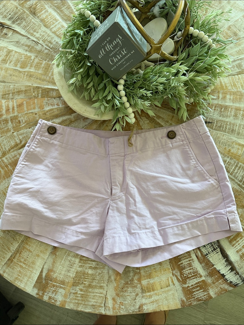 GAP Lilac Women's Cotton Blend Shorts.  Cute and comfortable-